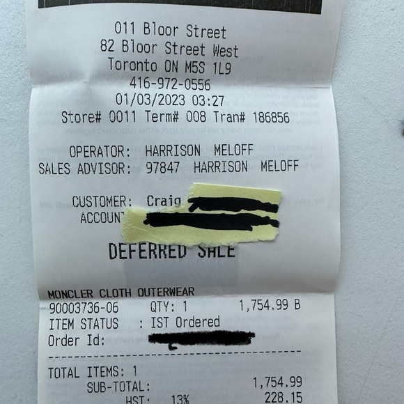 Men’s Moncler black Sanbesan jacket XL - Picture 7 of 9